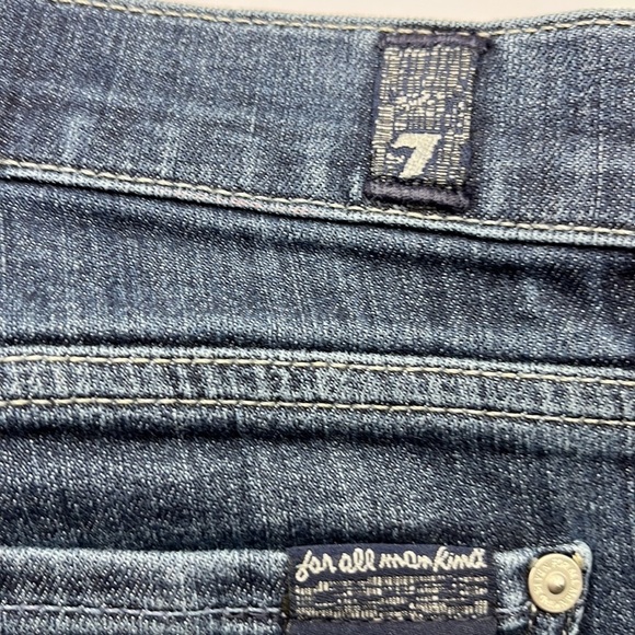 7 For All Mankind Gwenevere Mid Rise Skinny Size 26 - Picture 12 of 16